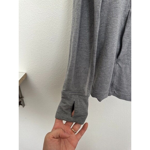 Lululemon Coast Wrap Long Sleeve Cardigan Sweater Modal Blend Gray Women's 10 - Picture 5 of 9